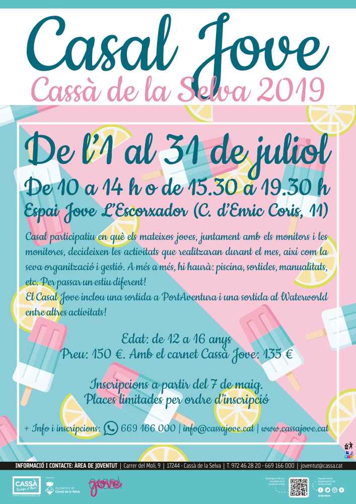 Cartell Casal Jove 2019