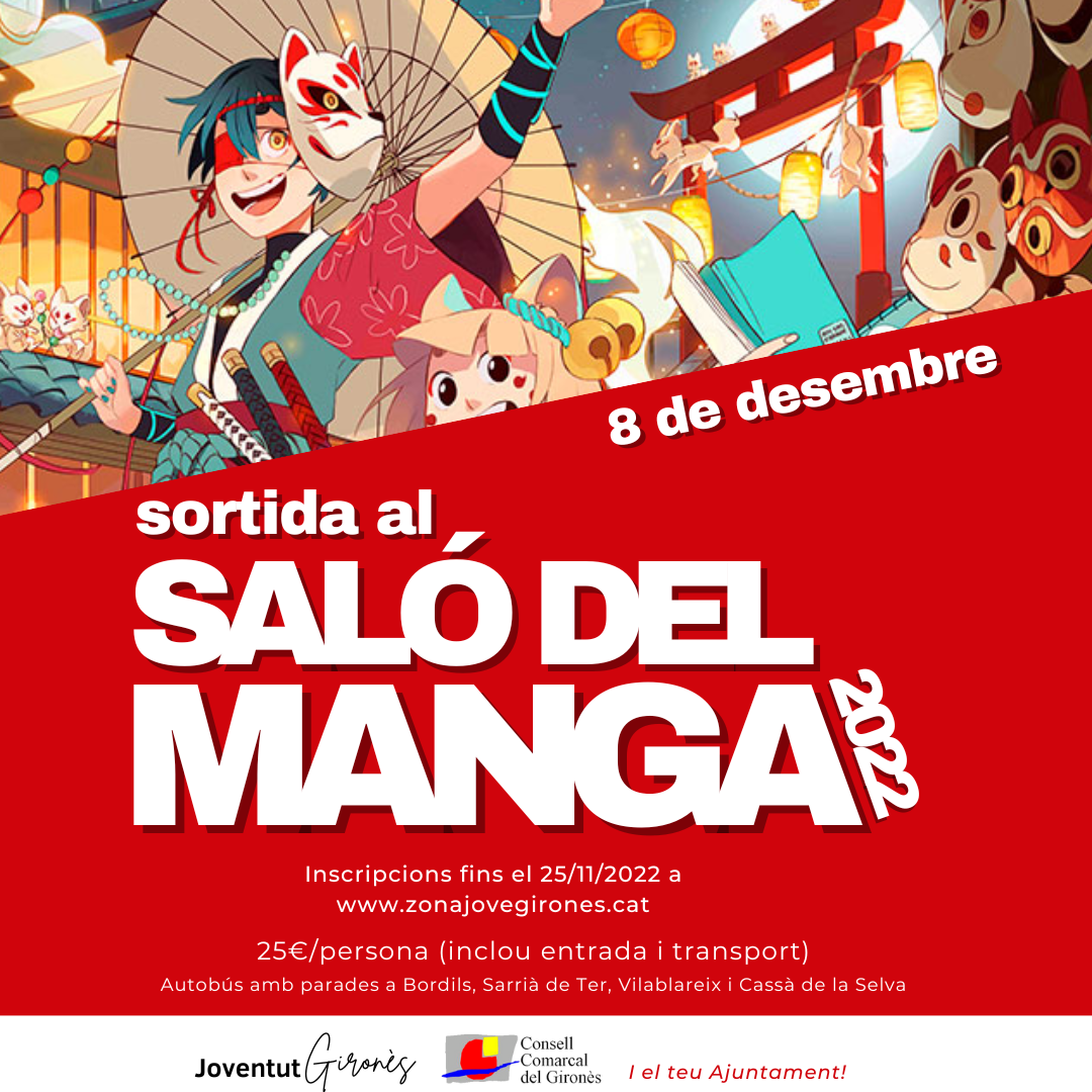 Sortida al Saló del Manga 2022 Cartell Instagram