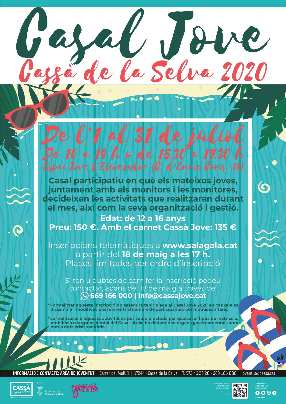  Cartell Casal Jove 2020