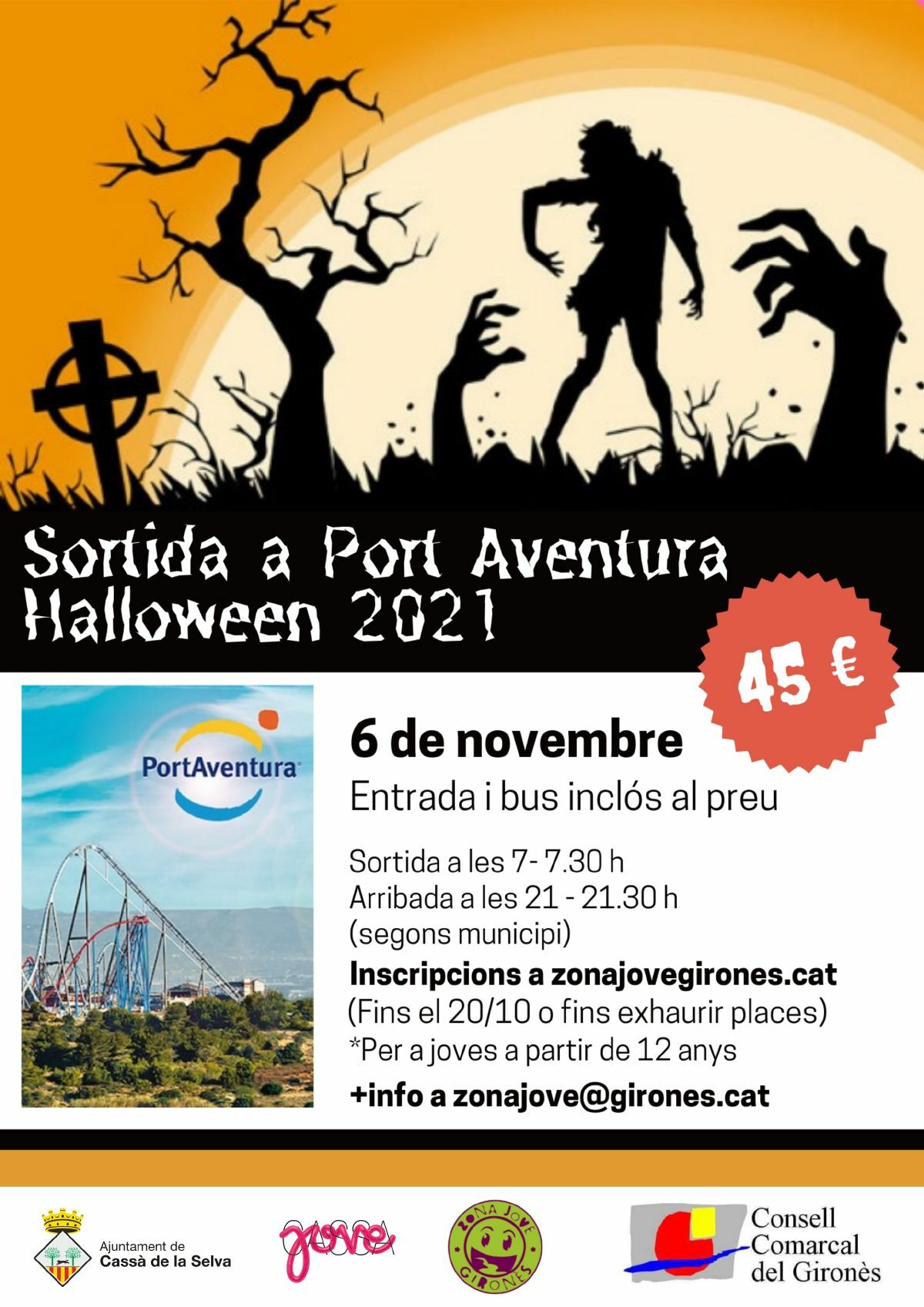  Cartell Portaventura Halloween 2021